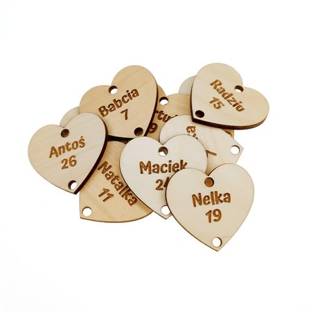 Urodziny mojej rodziny - kalendarz z grawerem.