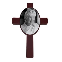 Foto ramka krzyż z elipsą 10 x 14,5 cm ze zdjęciem...