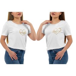 Zestaw koszulek dla przyjaciółek czy sióstr "Besties"-...