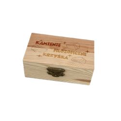 Zestaw 8 kamieni do chłodzenia napojów Cahir w drewnianym...