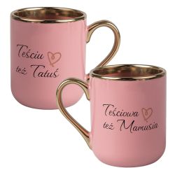 Zestaw kubków kawowych dużych ze złotym uszkiem -... 2