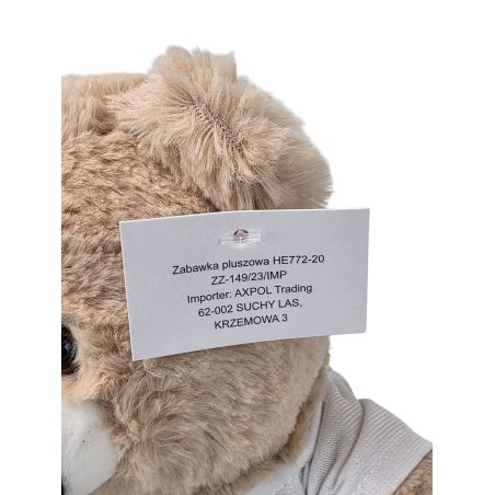 Maskotka miś " Dobrze, że jesteś" - Uroczy pluszowy miś – piękny sposób na okazanie uczuć! 🧸❤️