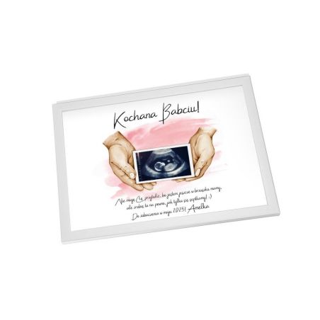 Ramka z USG – Wyjątkowy Sposób na Ogłoszenie Ciąży Przyszłym Dziadkom! 👶💕