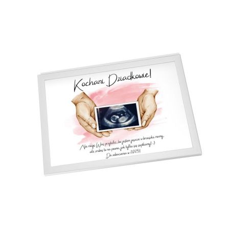 Ramka z USG – Wyjątkowy Sposób na Ogłoszenie Ciąży Przyszłym Dziadkom! 👶💕