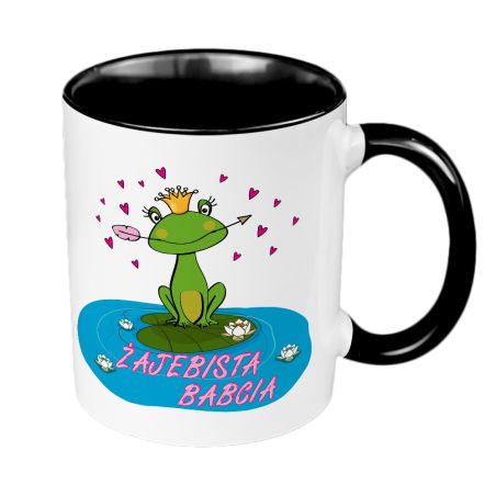 Kubek „Żajebista Babcia” / „Żajebisty Dziadek” 🐸☕✨ - kubek na Dzień Babci i Dziadka