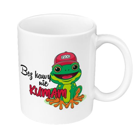 🐸☕ Kubek „Bez kawy nie kumam” – MUST-HAVE dla każdego śpiocha! ☕🐸