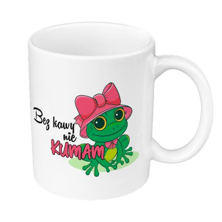 🐸☕ Kubek „Bez kawy nie kumam” – MUST-HAVE dla każdego śpiocha! ☕🐸
