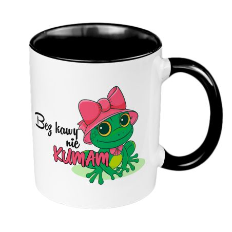 🐸☕ Kubek „Bez kawy nie kumam” – MUST-HAVE dla każdego śpiocha! ☕🐸