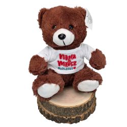 🧸 Miś 18 cm – Personalizowany z Imionami i Datą 💖🎁
