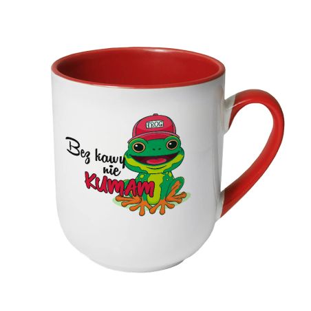 🐸☕ Żabi kubek kawowy „Bez kawy nie kumam” – bo rano wszyscy jesteśmy trochę jak żaby… zaspani i zdezorientowani! 😅