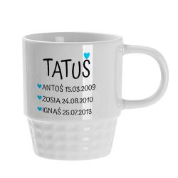 🧡 Kubek personalizowany dla Mamy lub Taty – z imionami i... 2