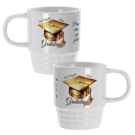 🎓 Kubek gratulacyjny dla magistra, inżyniera lub doktora – z personalizacją 🎓
