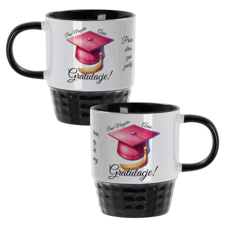 🎓 Kubek gratulacyjny dla magistra, inżyniera lub doktora – z personalizacją 🎓