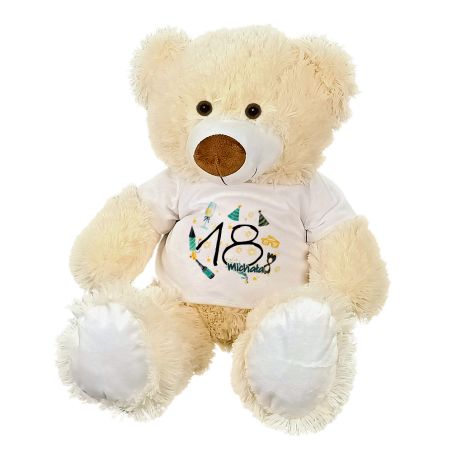 Miś na 18-tkę – wyjątkowy prezent z humorem! 🎉🐻