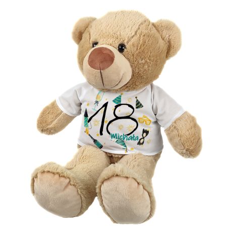 Miś na 18-tkę – wyjątkowy prezent z humorem! 🎉🐻
