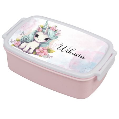 Śniadaniówka z jednorożcem i imieniem – personalizowana