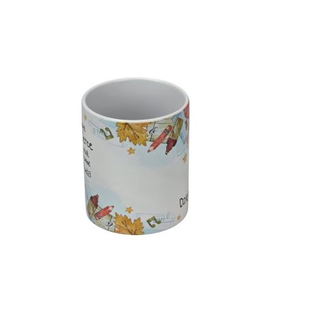 Kubek z dedykacją dla nauczyciela – „Wielkie Serce i nerwy ze stali”