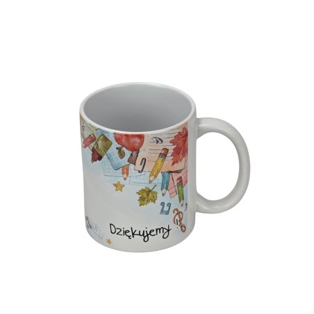 Kubek z dedykacją dla nauczyciela – „Wielkie Serce i nerwy ze stali”