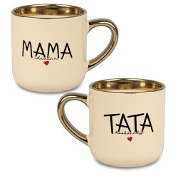 Zestaw kubków 400 ml „Mama idealna” i „Tata doskonały” –... 2