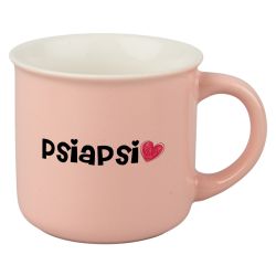 Kubek 360 ml „Psiapsi ” – idealny prezent dla przyjaciółki