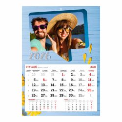 Kalendarz uniwersalny jednodzielny A3 z Twoim zdjęciem 2