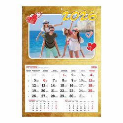 Kalendarz uniwersalny jednodzielny A3 z Twoim zdjęciem 2