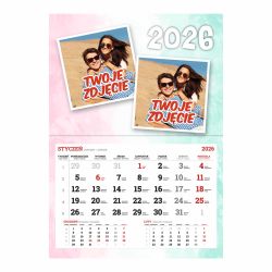Kalendarz uniwersalny jednodzielny A3 z Twoim zdjęciem