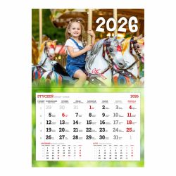 Kalendarz uniwersalny jednodzielny A3 z Twoim zdjęciem 2