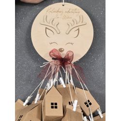 Personalizowany Kalendarz Adwentowy z domkami lub baza... 2