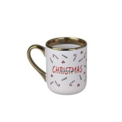 Świąteczny kubek "Merry Christmas" z eleganckim złotym... 2