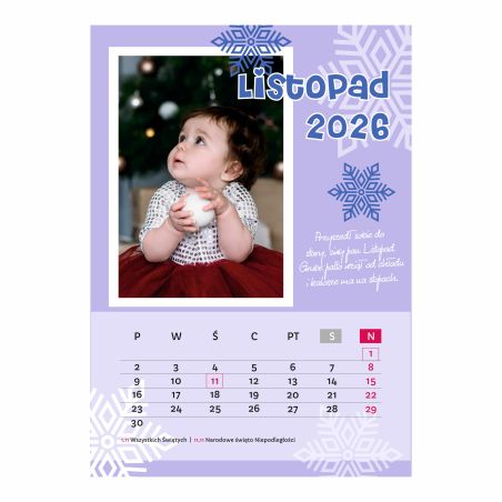 Foto‑Kalendarz ze zdjęciami dla Babci i Dziadka – prezent z sercem!