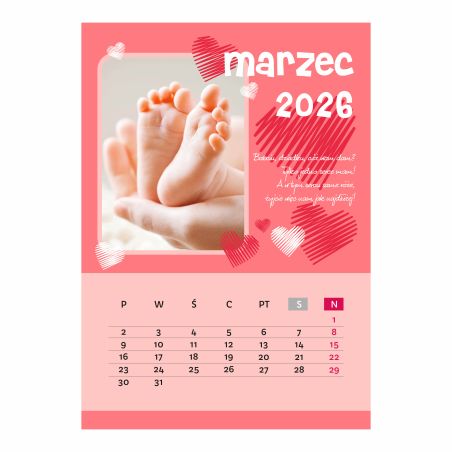 Foto‑Kalendarz ze zdjęciami dla Babci i Dziadka – prezent z sercem!