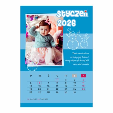 Foto‑Kalendarz ze zdjęciami dla Babci i Dziadka – prezent z sercem!