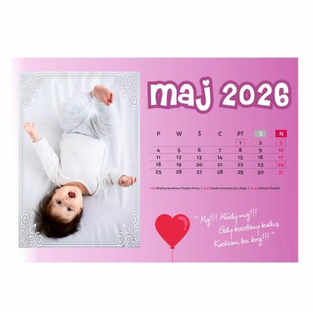 Foto kalendarz ze zdjęciami.