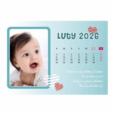 Foto kalendarz ze zdjęciami.