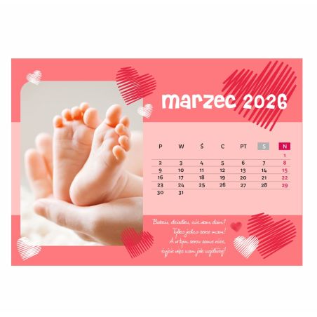 Foto kalendarz ze zdjęciami.