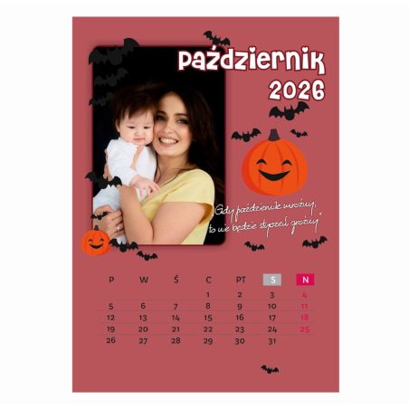 Foto Kalendarz ze zdjęciami specjalnie dla babci i dziadka - wzór 5.