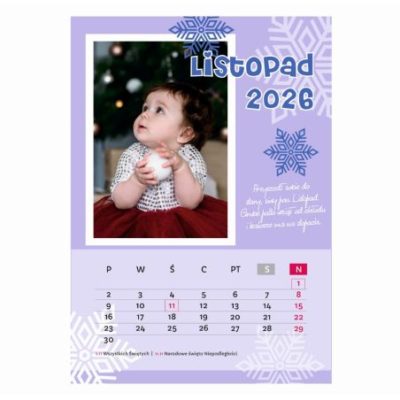 Foto Kalendarz ze zdjęciami specjalnie dla babci i dziadka - wzór 5.