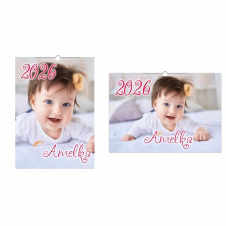 Foto Kalendarz ze zdjęciami - dziecięcy-podaj imię dziecka.