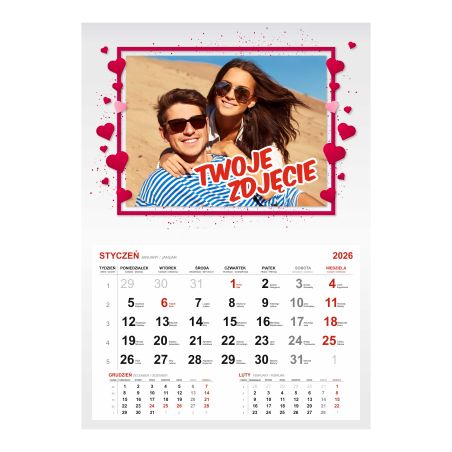 Foto Kalendarz ze zdjęciami specjalnie dla babci i dziadka.