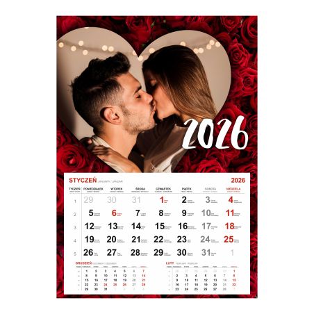 Foto Kalendarz ze zdjęciami specjalnie dla babci i dziadka.