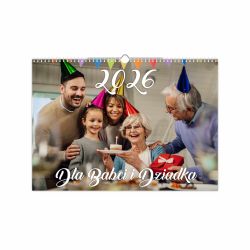 Foto Kalendarz ze zdjęciami specjalnie dla babci i dziadka.