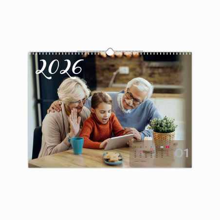 Foto Kalendarz ze zdjęciami specjalnie dla babci i dziadka.