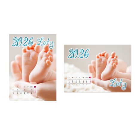 Foto Kalendarz ze zdjęciami - dziecięcy-podaj imię dziecka.