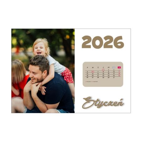 Foto kalendarz ze zdjęciami.