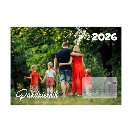 Foto kalendarz ze zdjęciami.