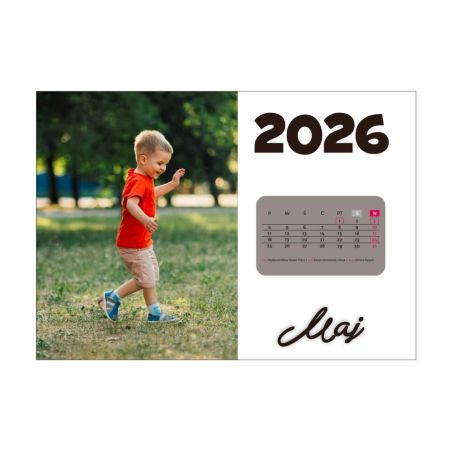 Foto kalendarz ze zdjęciami.