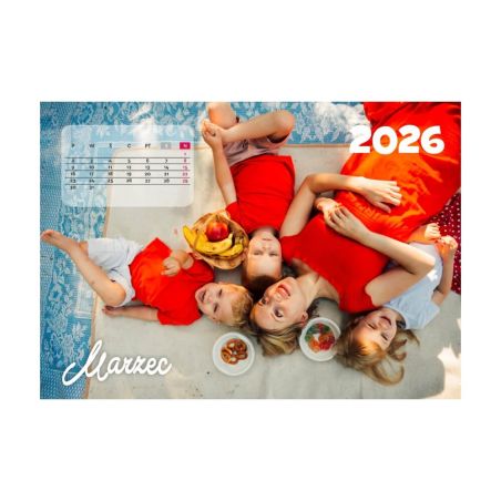 Foto kalendarz ze zdjęciami.