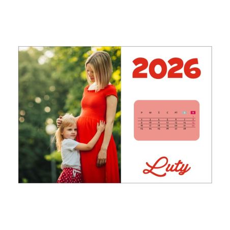 Foto kalendarz ze zdjęciami.