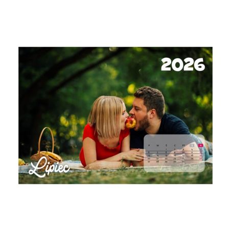 Foto kalendarz ze zdjęciami.